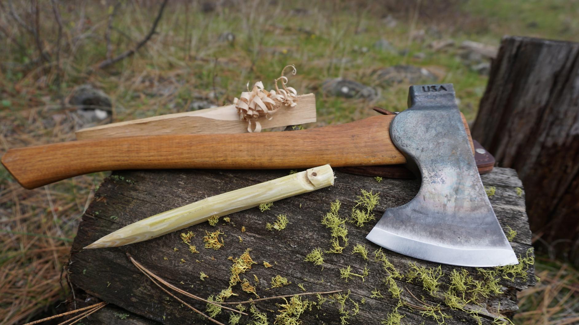 Council Tool Wood-Craft Camp Carver Axe - 1.7 lbs Bushcraft Axe with 16