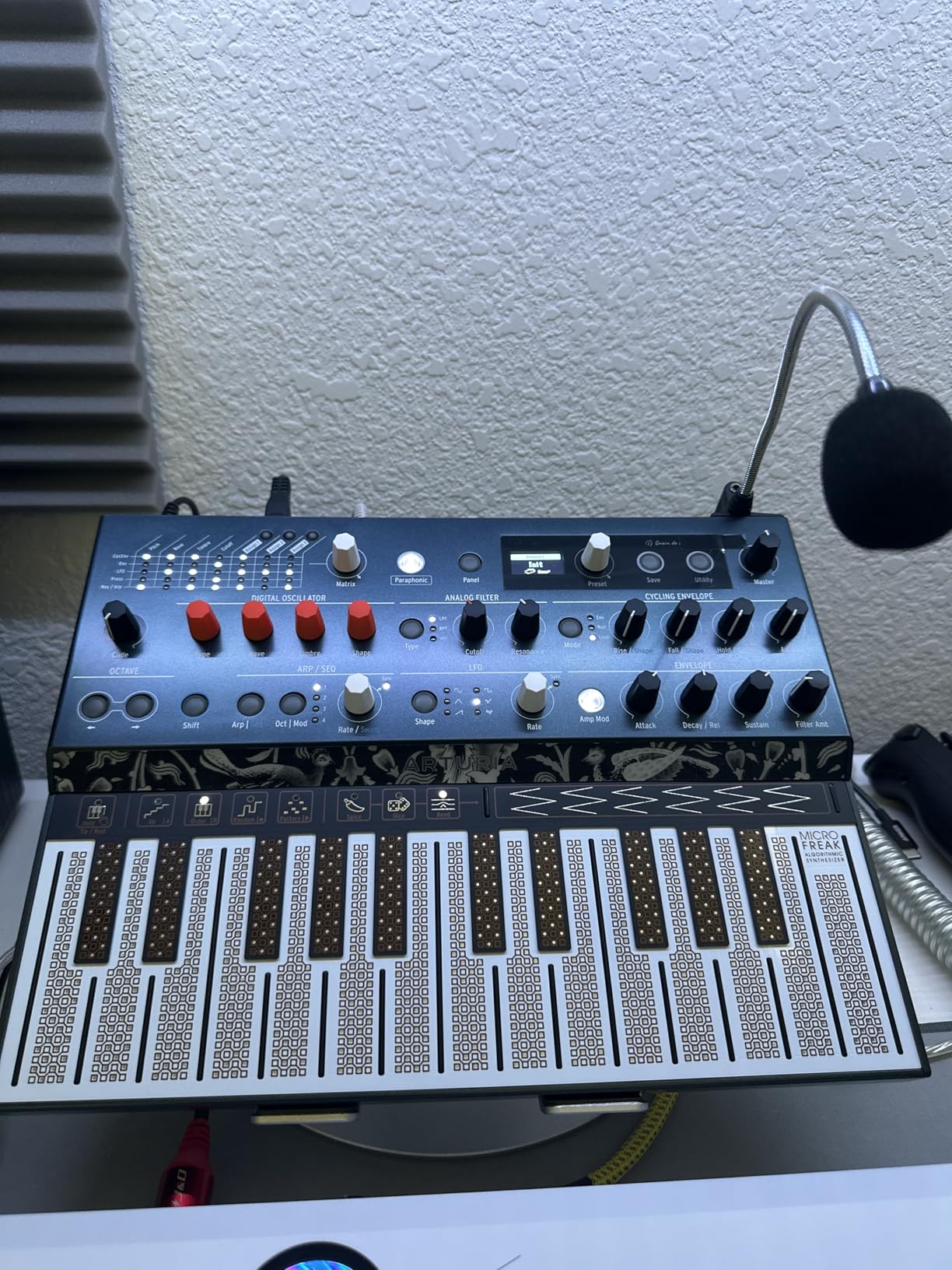 Arturia MicroFreak Hybrid Synthesizer - 25-Key Hybrid Synth with PCB Keyboard, Wavetable & Digital Oscillators, Analog Filters customer photo 2