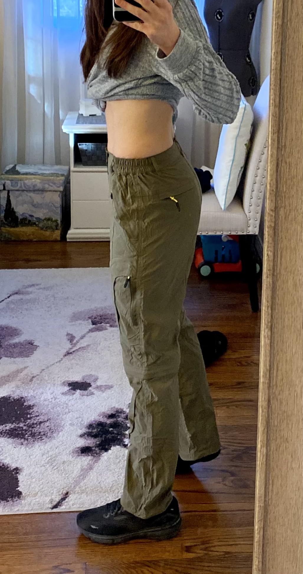Women's Hiking Pants Convertible Quick Dry Stretch Lightweight Zip-Off Outdoor Fishing Travel Safari Pants customer photo 1