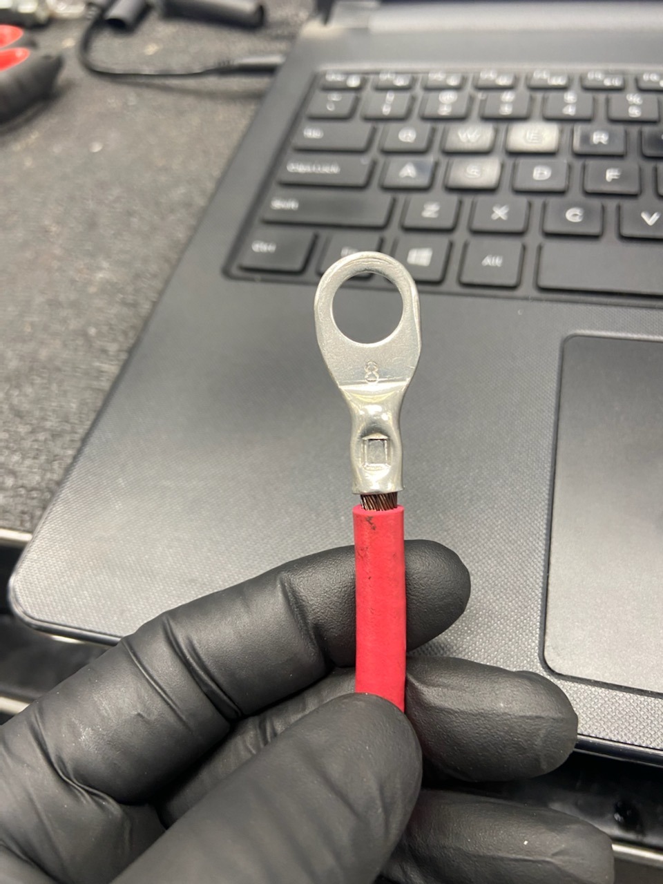 iCrimp Non Insulated Terminal Crimper, AWG 22-6 Ratchet Wire Crimper Tool for Battery Cable Terminal customer photo 2