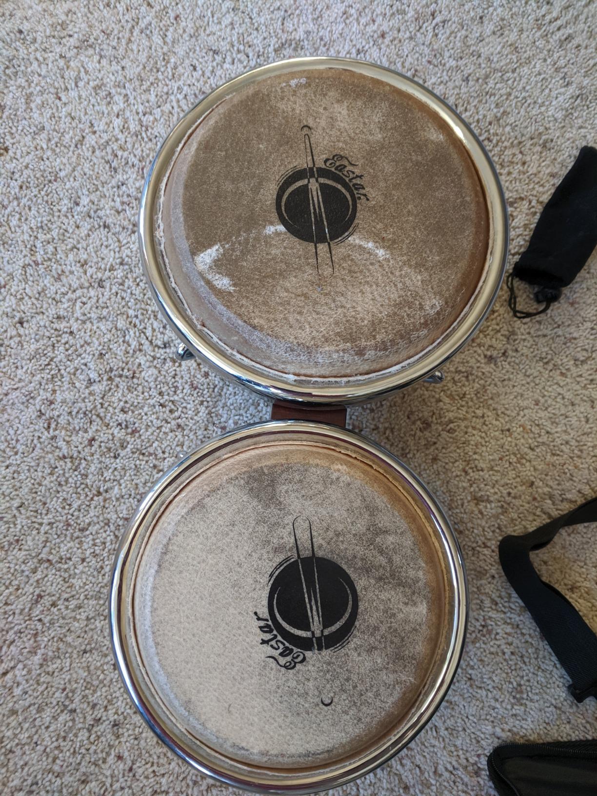 Eastar Bongo Drums 7'' and 8'' for Professional Special Antique Finish, EBO-21 customer photo 2