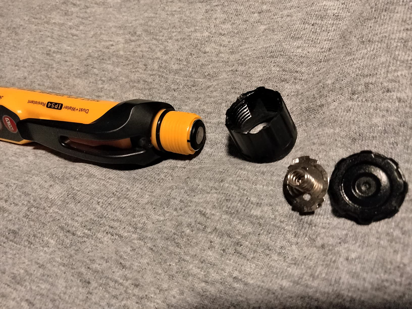 Klein Tools NCVT-6 Non-Contact Volt Tester, 12 - 1000V AC Pen with Integrated Laser Distance Measure, LED and Audible Alarms, Pocket Clip customer photo 2
