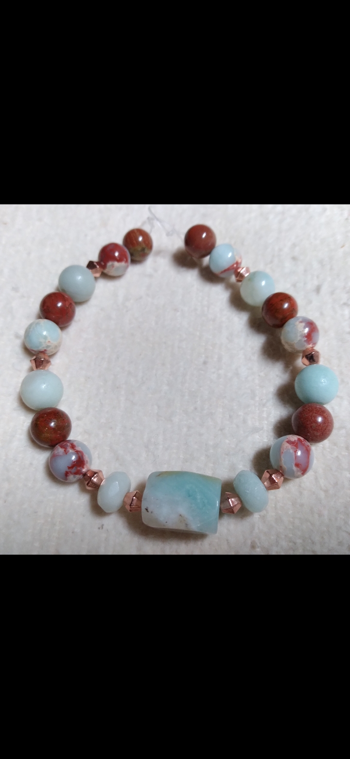 6mm Amazonite Beads for Jewelry Making Light Blue Crystal Beads Bracelets Natural Stone Amazon Beads Round Gemstone Loose Beads customer photo 1