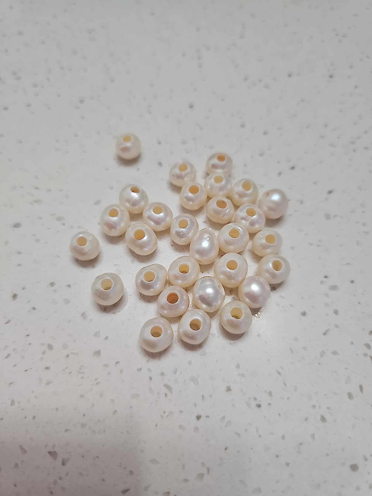 AD Beads Natural Gemstone 8mm Round Loose Beads Big Hole 2.5mm Sized 40pcs (Indian Agate) customer photo 1