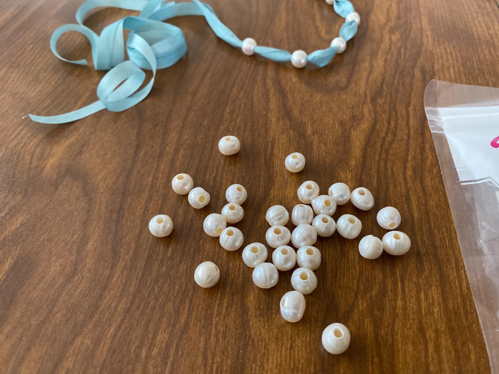 AD Beads Natural Gemstone 8mm Round Loose Beads Big Hole 2.5mm Sized 40pcs (Indian Agate) customer photo 2