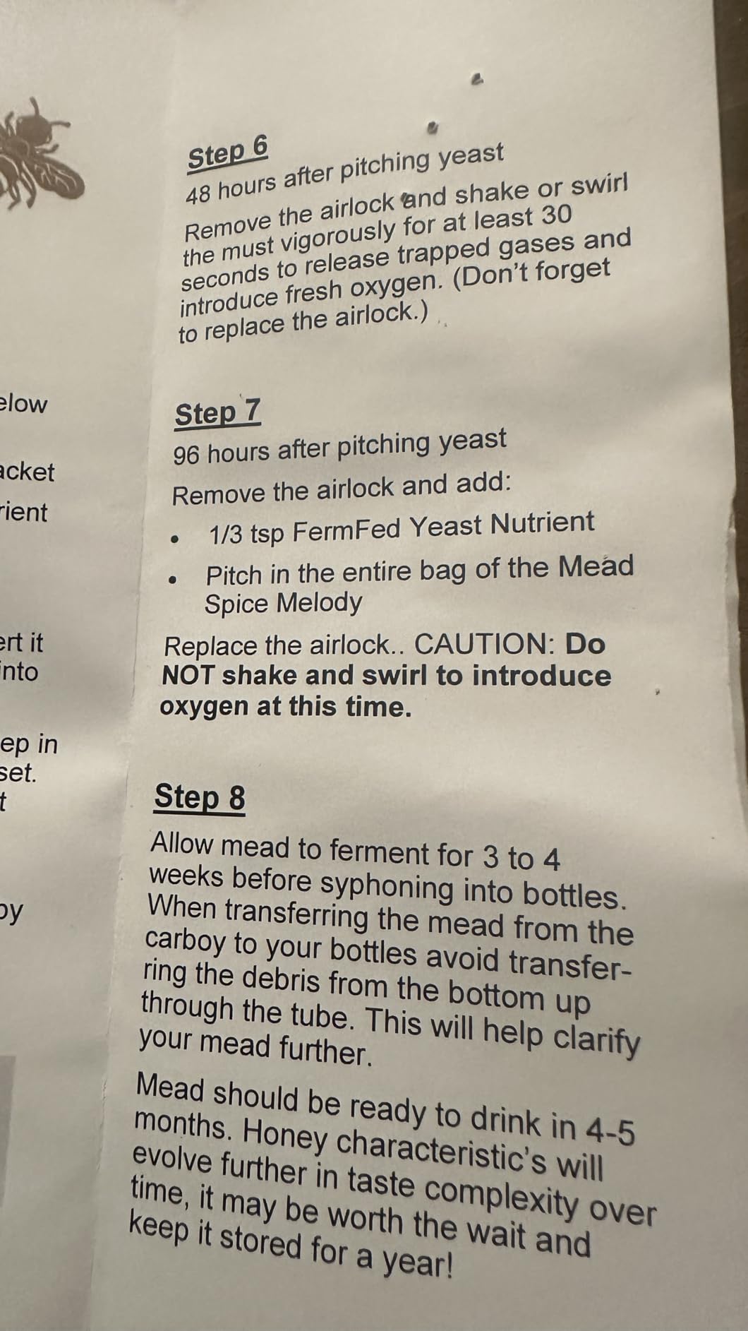 Mead Making Kit - 1 Gallon Mead Kit to Make Your Own Honey Wine - Must Bee Company customer photo 1