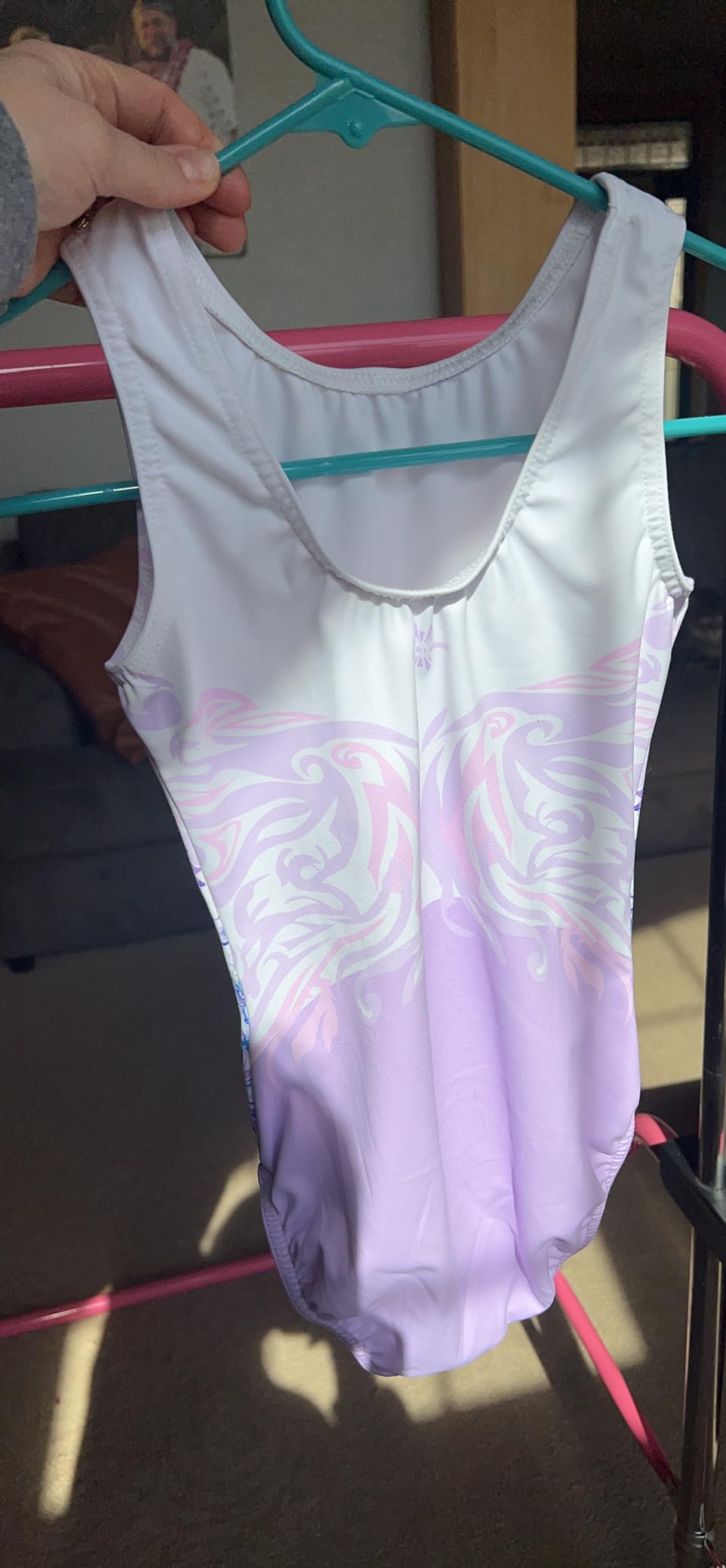 Gymnastics Leotard for Girls Practice, Training & Competition - Athletic Performance Leotard with 4-Way Stretch Fabric customer photo 1