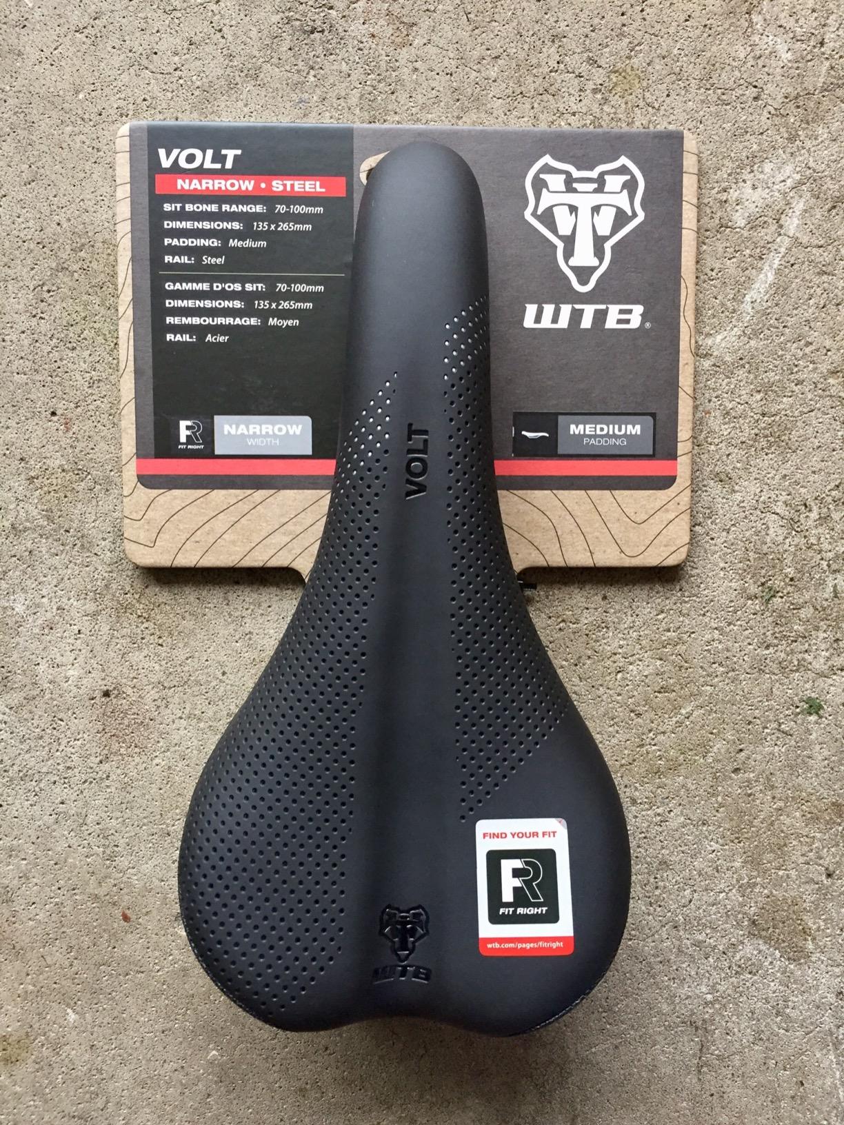 WTB Volt Bike Seat (Saddle) - Comfortable Medium Thickness Padding - Mountain, Gravel & E-Bikes (3 Sizes, 3 Rail Options) customer photo 2