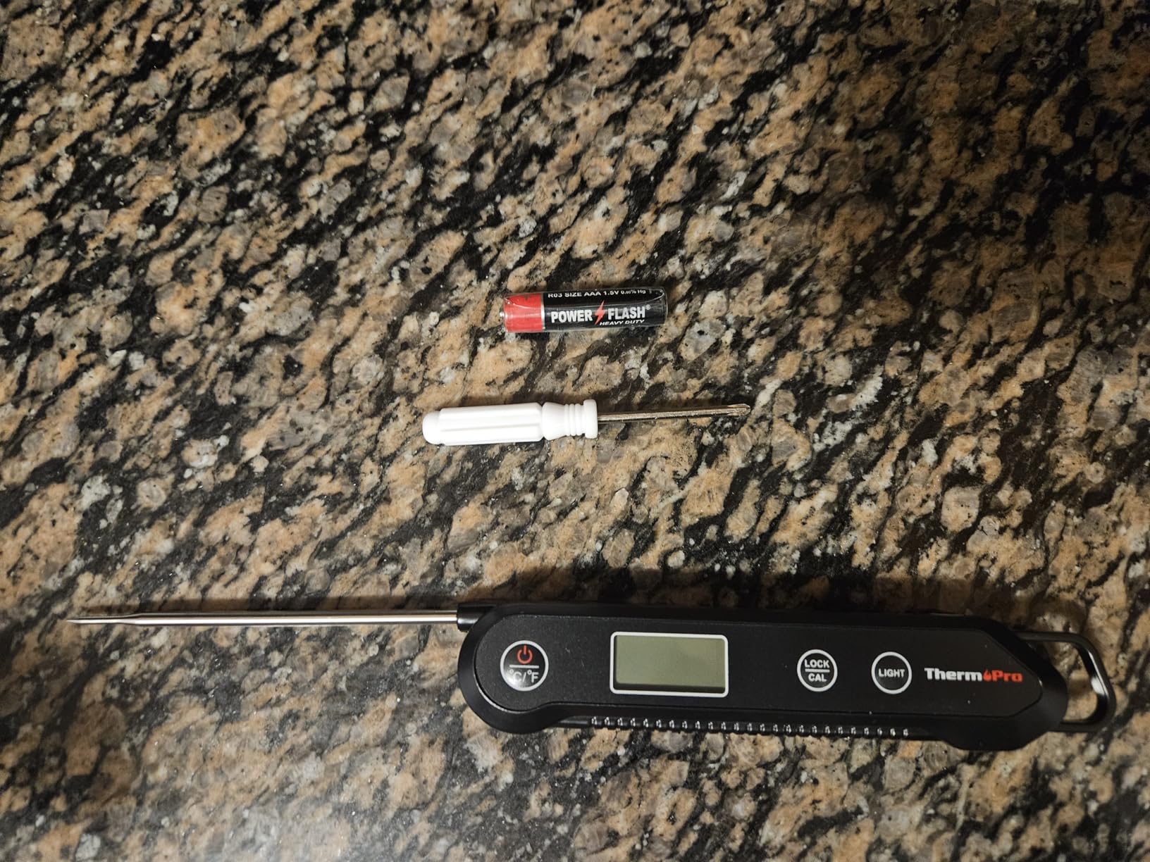 TempPro Digital Instant Read Meat Thermometer for Grilling Waterproof Kitchen Food Thermometer with Calibration Backlight Baking Bread Candy Thermometer Cooking Tools Utensils (Previously ThermoPro) customer photo 1