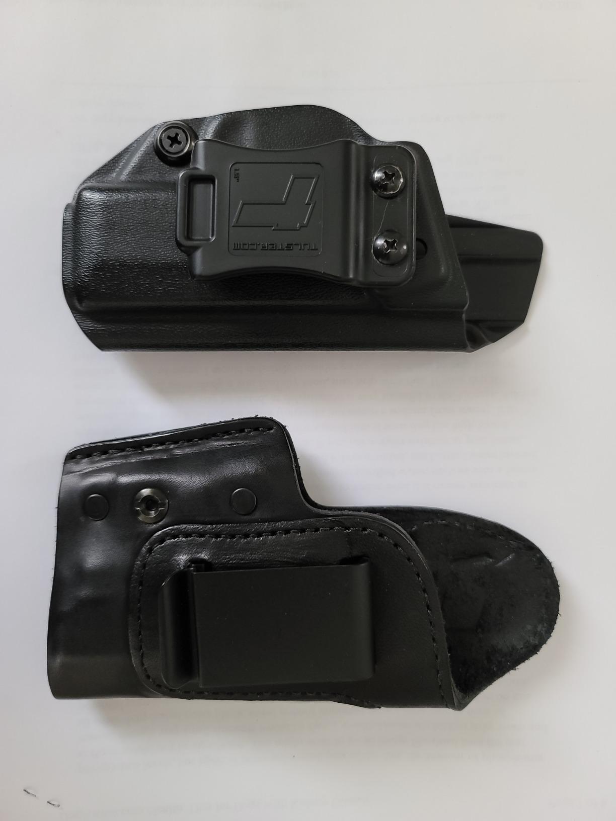 Urban Carry LockLeather IWB Holster - Secure & Comfortable Leather w/Kydex Advantage for Optimal Comfort | Ambidextrous Design - Black | Compatible with a Wide Range of Firearms customer photo 2