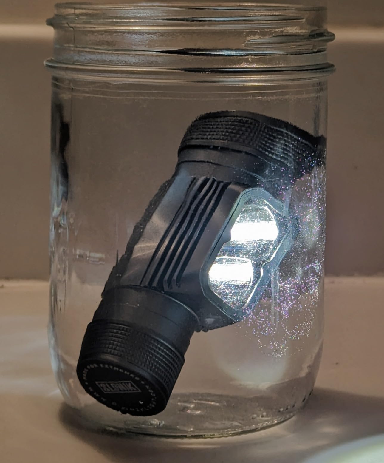 SLONIK Rechargeable Headlamp for Adults - 1000 Lumens Super Bright 60 ft Beam LED Flashlight - Lightweight, Heavy-Duty, IPX4 Waterproof Hard Hat Light - Camping Gear, Running Headlight, Black customer photo 2