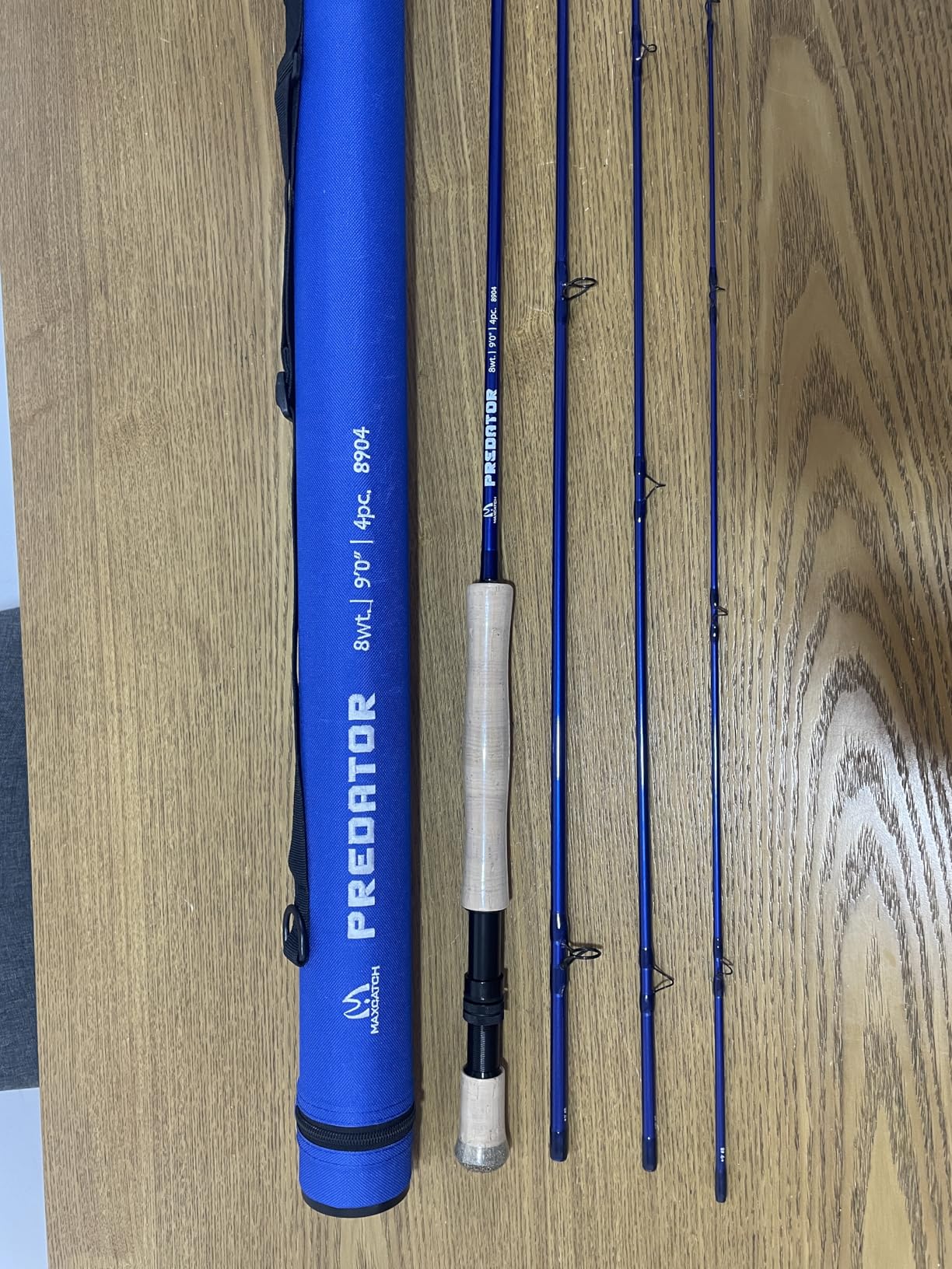 M MAXIMUMCATCH Maxcatch Predator Big Game and Saltwater Fly Fishing Rod: 7'11''/9'/9'2''/10', 4-Piece, 8/9/10/11/12 Weight customer photo 1