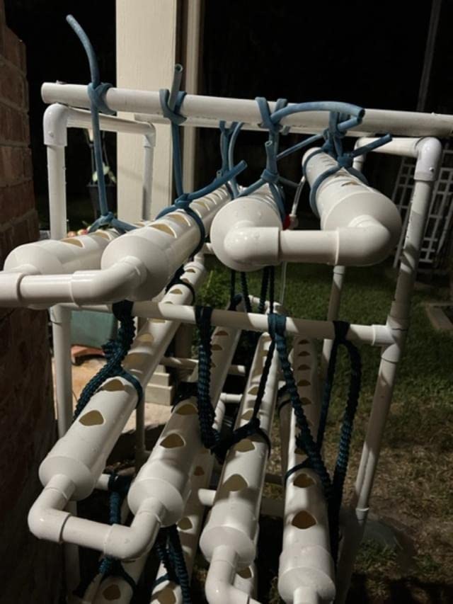 VIVOSUN Hydroponics Growing System 108 Plant Sites, 3 Layers 12 Food-Grade PVC-U Pipes Gardening System Grow Kit with Water Pump Timer, Nest Basket and Sponge for Leafy Vegetables customer photo 2