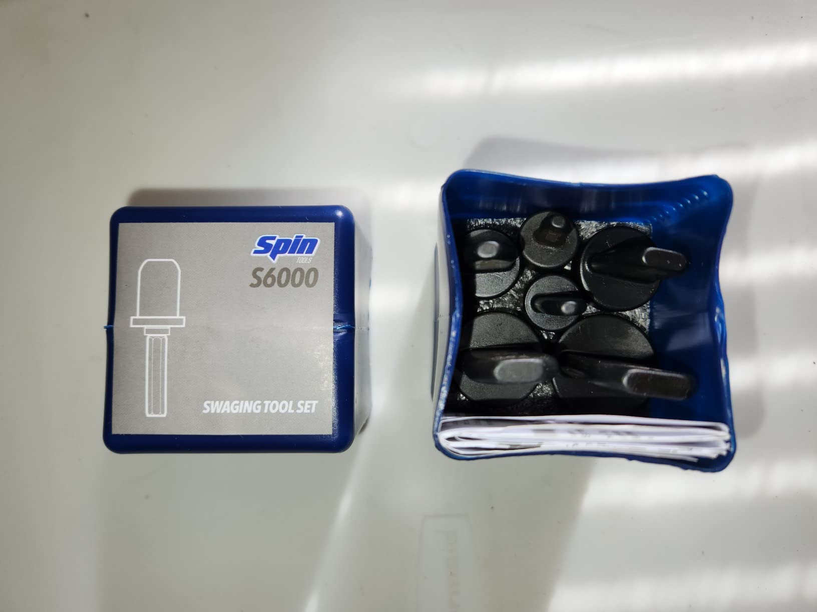 SPIN S6000 6-Piece Drill Bit Swaging Tool Set 1/4, 3/8, 1/2, 5/8, 3/4, 7/8-Inch customer photo 2
