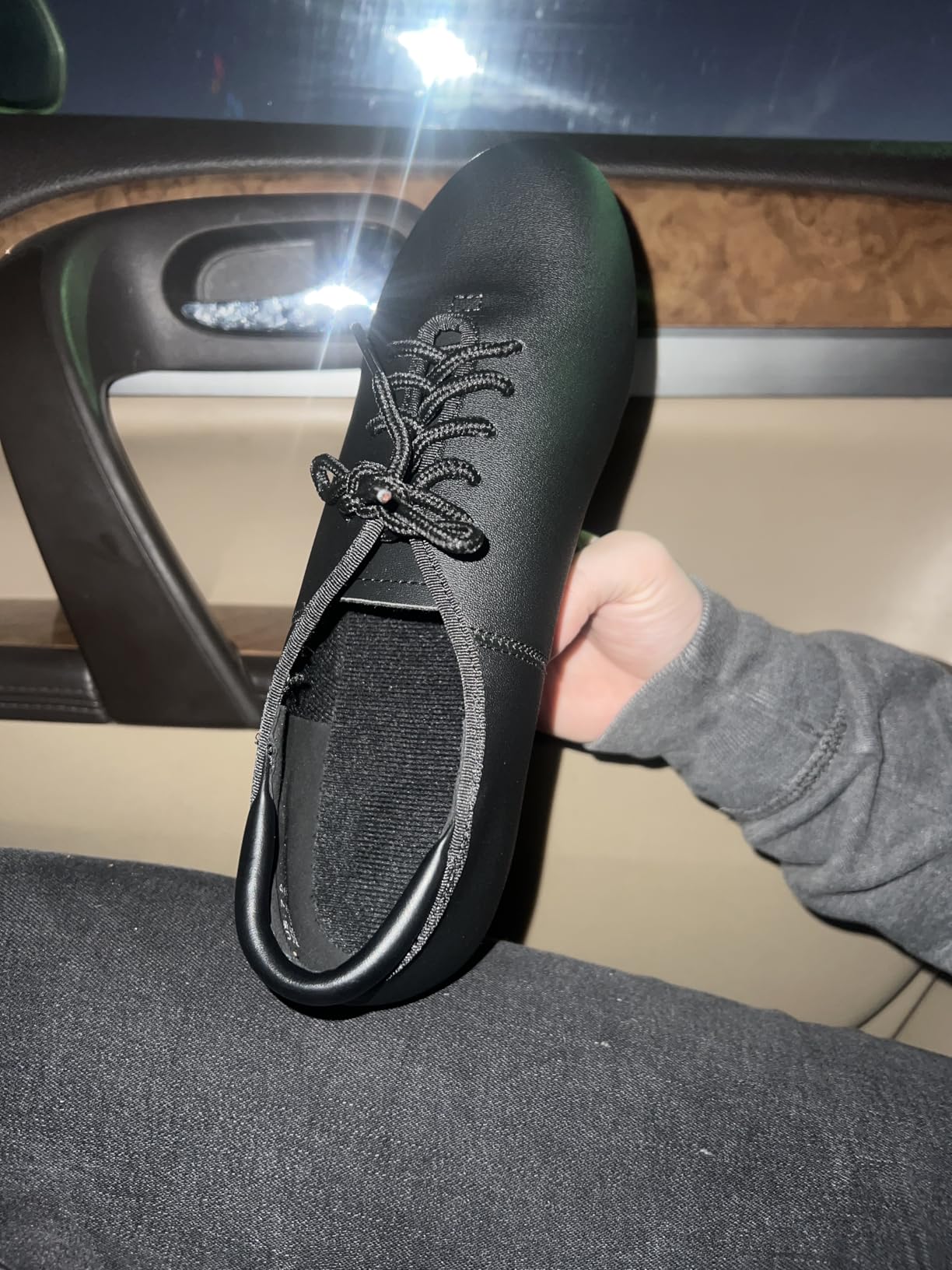 PU Leather Lace Up Tap Shoe Dance Shoes for Women and Men's Dance Shoes customer photo 1