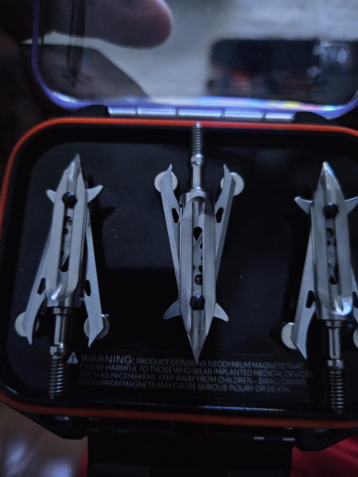 RAVIN Mechanical Broadheads 100 Grain - Crossbow Broadheads with 2-Inch Cut, Internal Spring Clip System, 500 FPS Rated - Titanium, Steel & Aluminum Options for Crossbow Bolts (3-Pack) customer photo 1
