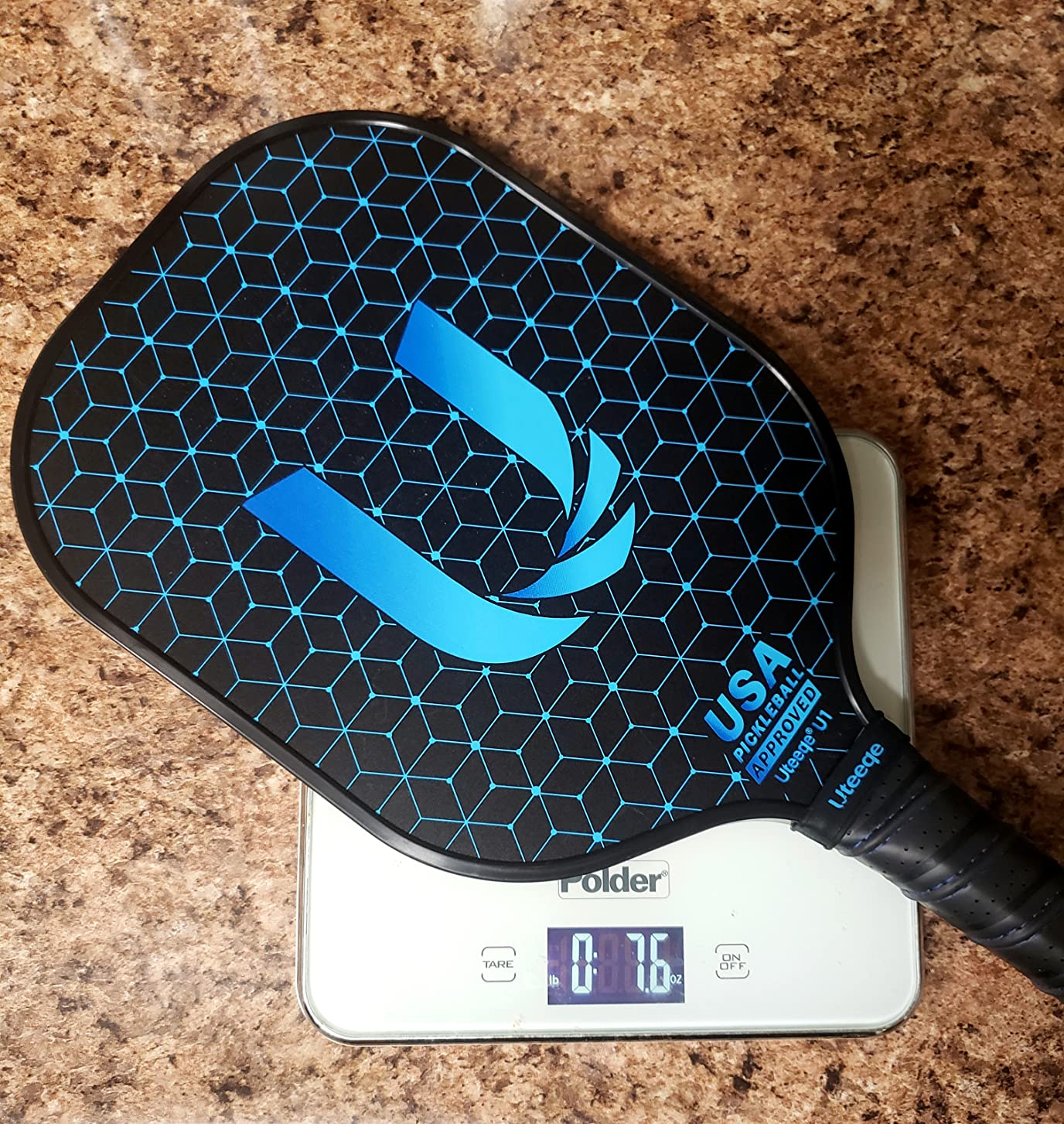 2026 Upgraded Uteeqe Pickleball Paddles Set of 2, Graphite, 14mm Thermoformed One-Mold, Semi-Textured for Extra Grit & Spin customer photo 1