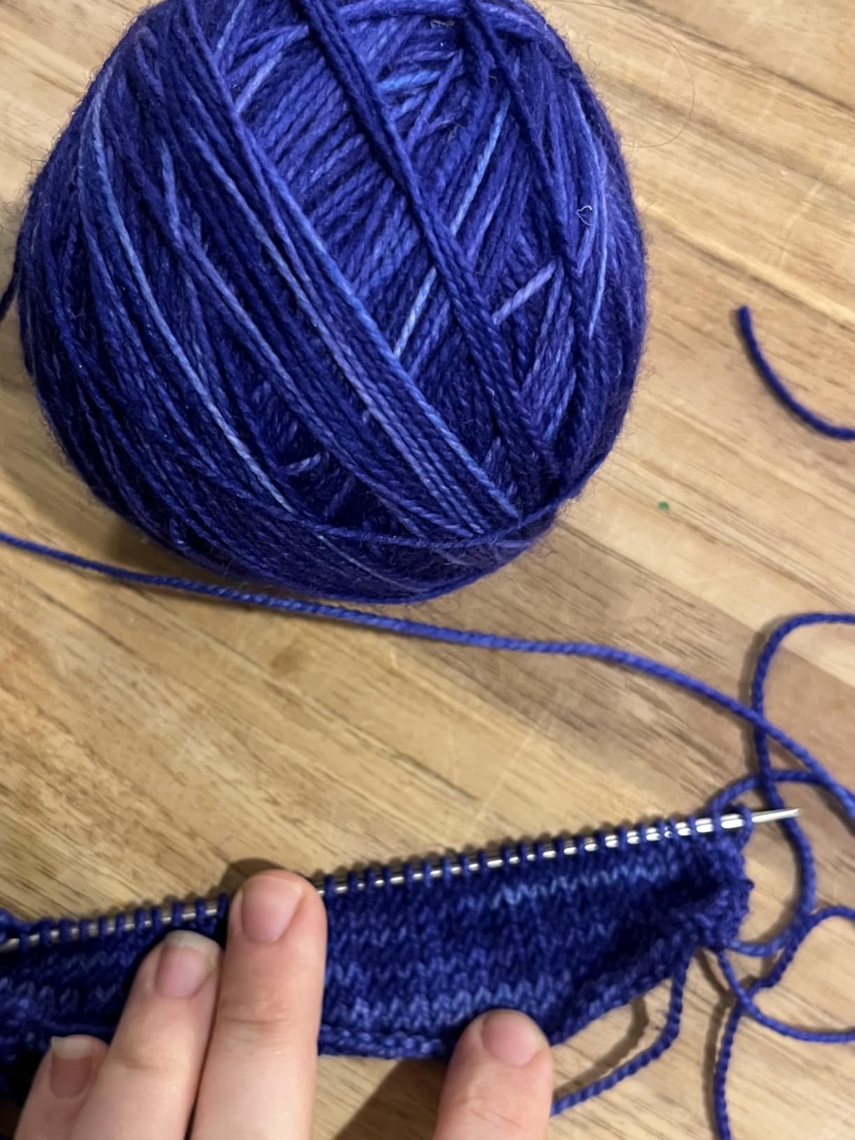 Knit Picks Hawthorne Kettle Dyed Fingering Weight Yellow Sock Yarn (Compass) customer photo 1
