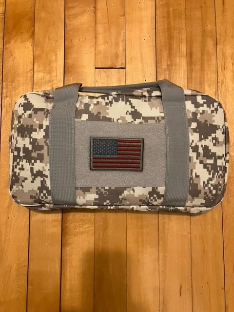 LIVANS Tactical Pistol Gun Case, Padded Handgun Case Double Pistol Wallet Handgun Pistol Soft Cases Rectangle Handguns Pouches customer photo 1