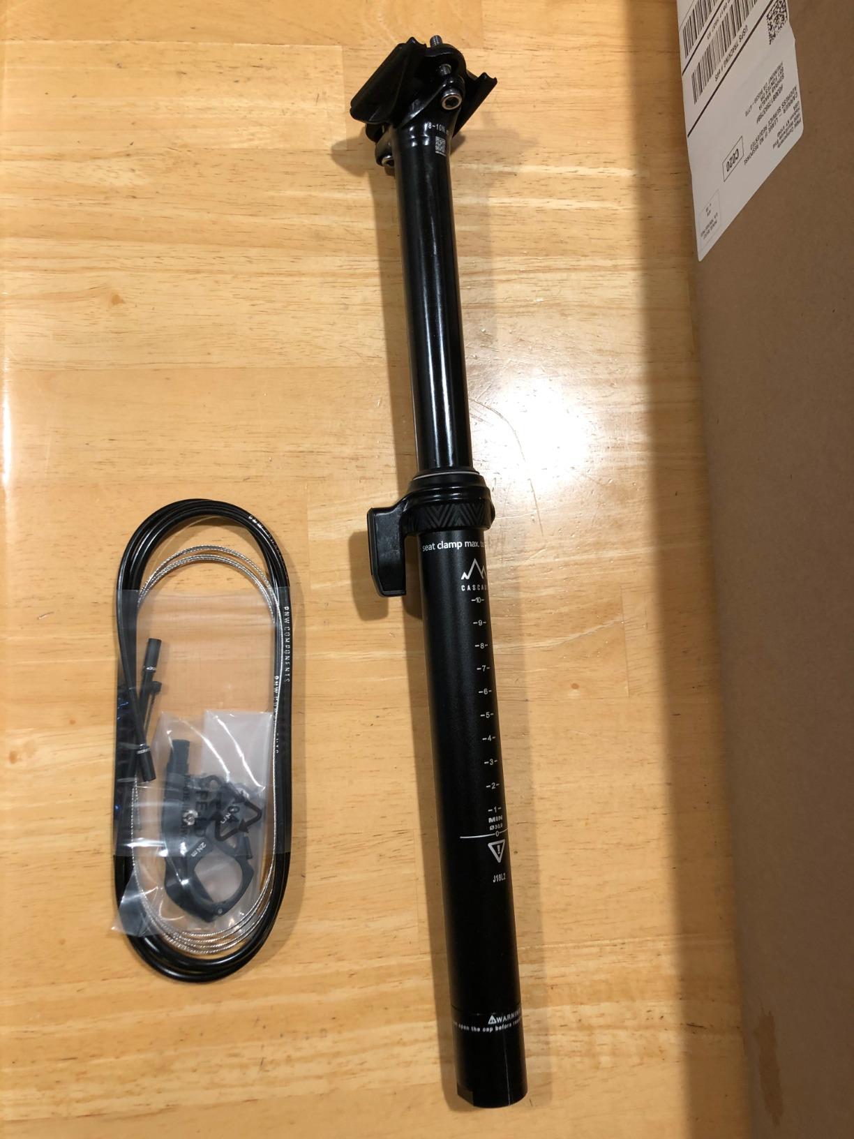 PNW Components Cascade Dropper Post - External Routing MTB Seatpost - 125mm / 150mm / 170mm Travel - Adjustable Air Cartridge - Mountain Bike Dropper customer photo 2