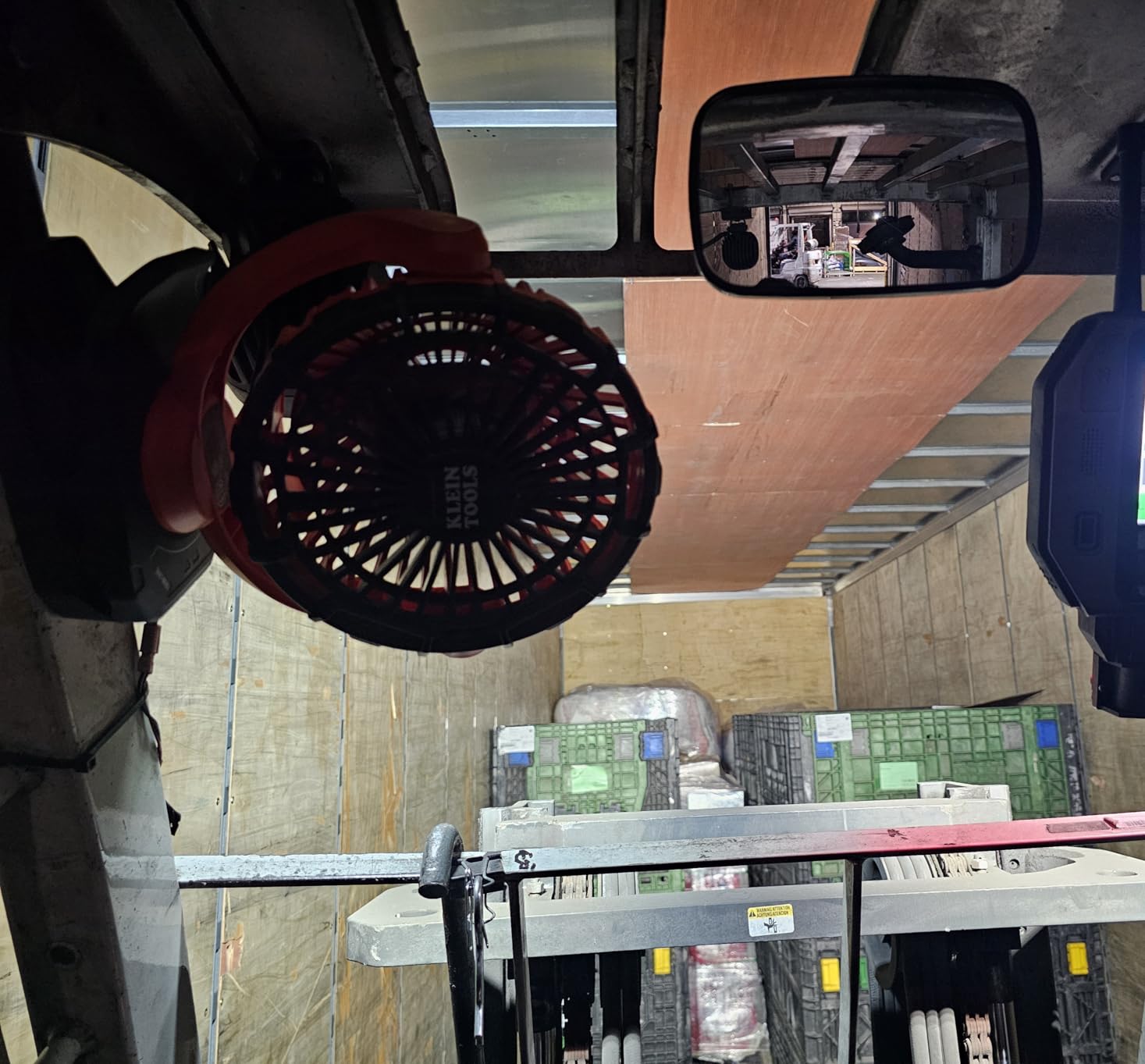 Klein Tools PJSFM1 Cordless Rechargeable Fan with USB-C Charging Cord and Multiple Mounting Options Perfect for the Jobsite customer photo 2