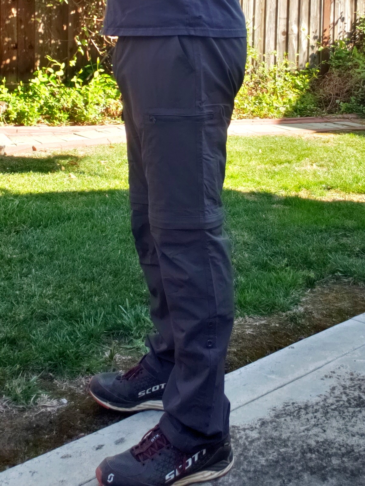 Men's Convertible Hiking Pants: 3 in 1 Zip-Off Lightweight Quick-Dry Water-Resistant with 5 Deep Pockets for Travel customer photo 1