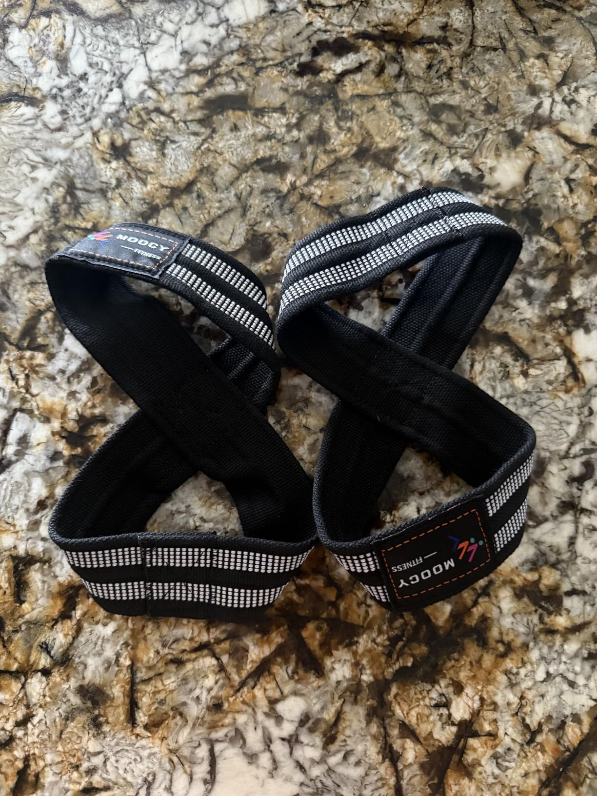 Figure 8 Lifting Straps for Deadlift, Weightlifting, Strongman, & Cross Training Strong Weightlifting Wrist Wraps customer photo 1