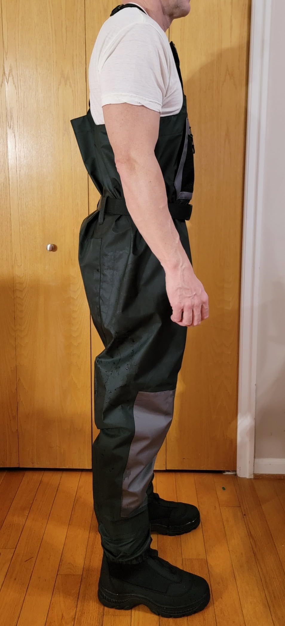 Dark Lightning Breathable Insulated Chest Waders, Perfect for 4 Seasons Fly Fishing Stocking Foot Waders for Men and Women customer photo 1