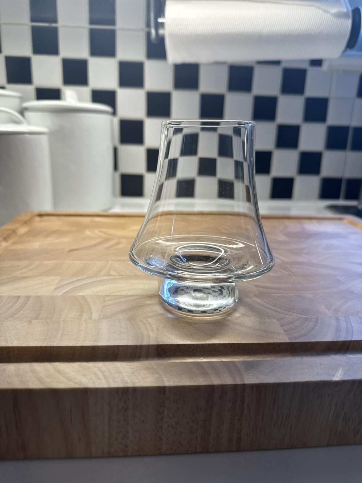 LUXBE - Bourbon Whisky Crystal Glass Snifter, Set of 4 - Narrow Rim Tasting Glasses - Handcrafted - Good for Cognac Brandy Scotch - 9-ounce/260ml customer photo 2