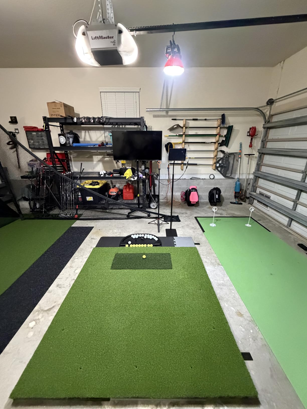 GoSports Elite Golf Hitting Mat for Indoor and Outdoor Practice - Withstands About 150,000 Shots - Heavy-Duty Turf Driving Range Mats Works with Golf Simulators - Includes 3 tees customer photo 2