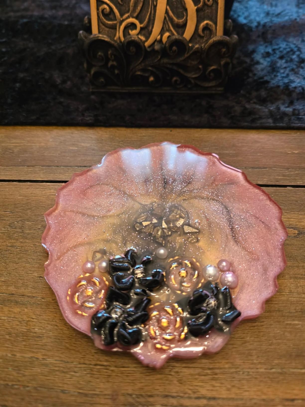LET'S RESIN 4Pcs Resin Coaster Molds, Druzy Geode Agate Silicone Coaster Molds for Epoxy Resin, 5Inches Large Mould for DIY Art Craft Cup Mats, Durable and Flexible Moulds customer photo 1