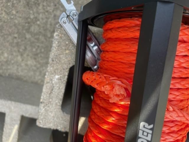 ZESUPER 9500 lb Load Capacity Electric Winch, 12V Waterproof IP68 Winch with 80ft Synthetic Rope customer photo 2
