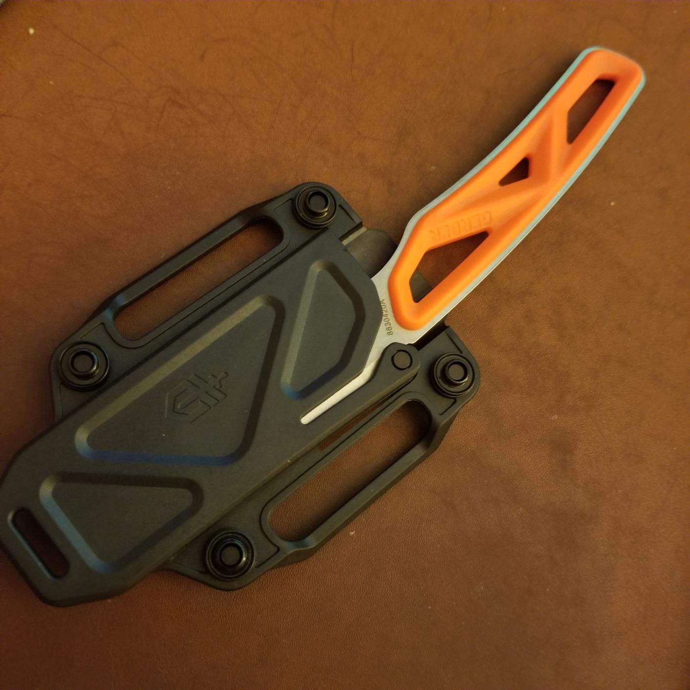 Gerber Gear EXO-MOD Caper Fixed Hunting Knife, Orange (31-003917) customer photo 1