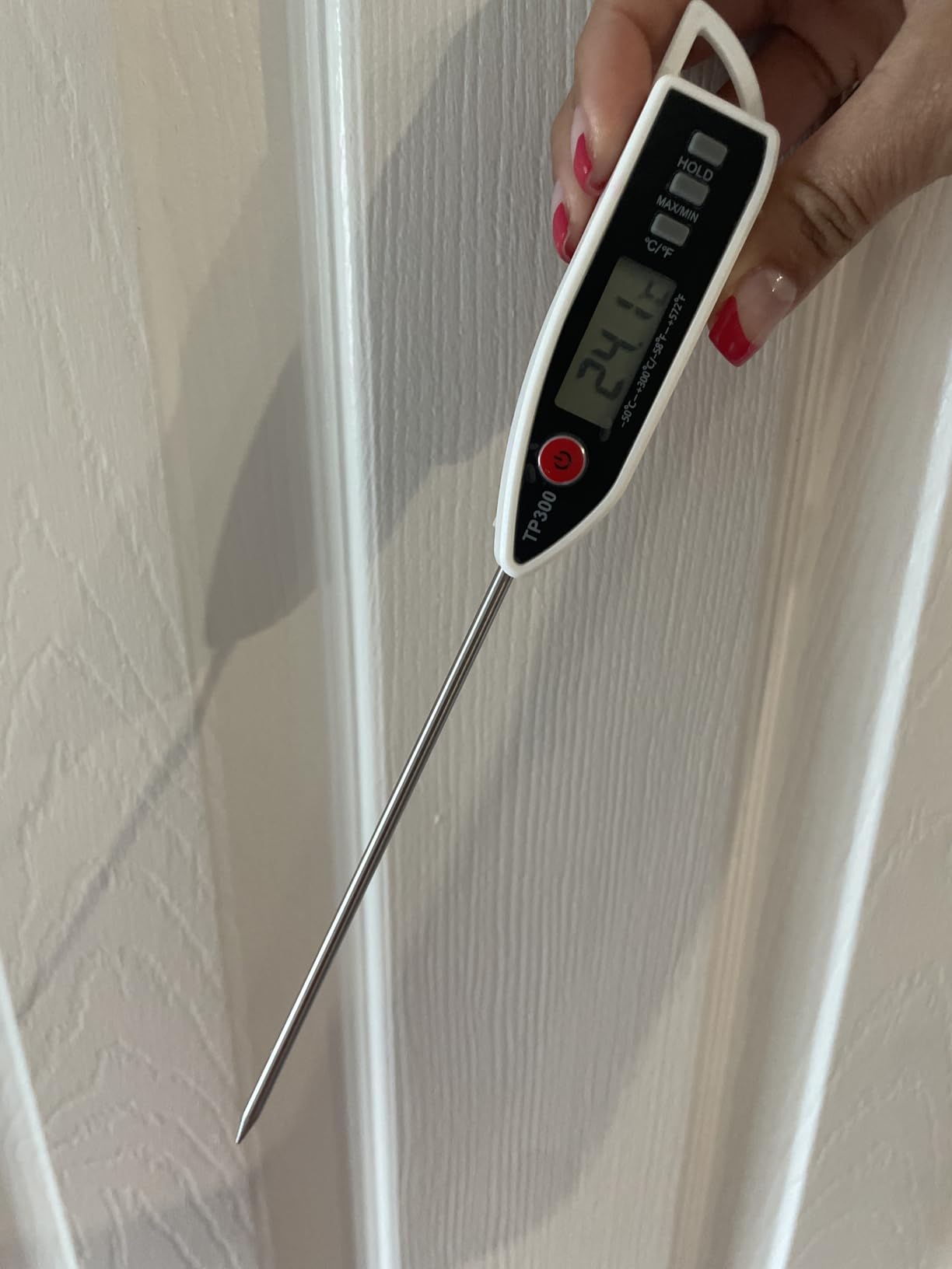 Digital Meat Food Thermometer for Candy Candle Milk BBQ Cooking Kitchen, Probe Instant Read Thermometer for Pork Deep Fry Roast Baking Temperature customer photo 1