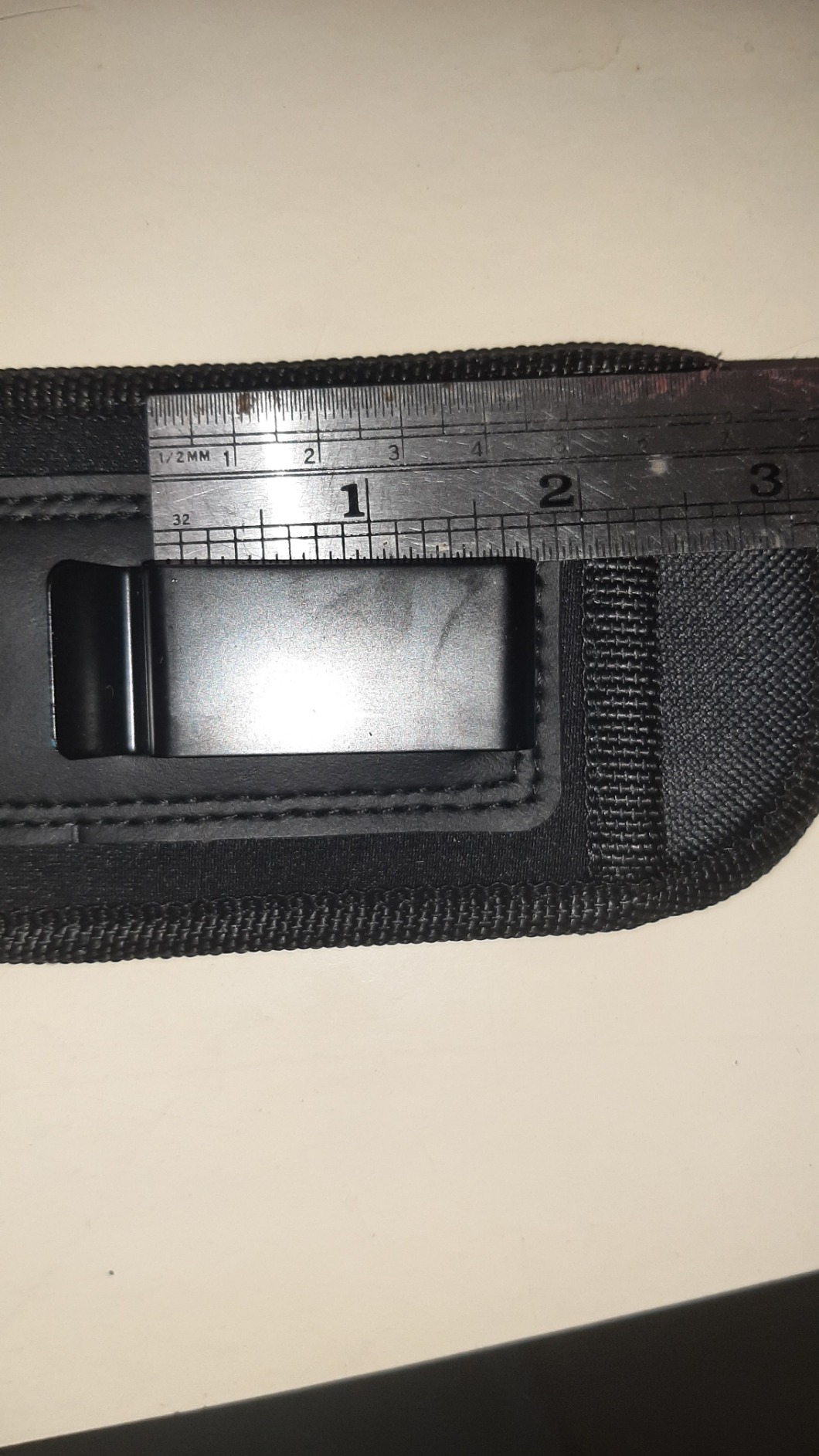 2-Pack Universal IWB Magazine Holster Concealed Carry 9mm .40 .45 | Inside The Waistband Mag Pouch | Mag Holster for Glock 43 17 Sig 1911 S&W M&P | Fits Any 7 10 15 Round Clips for All Pistols customer photo 1