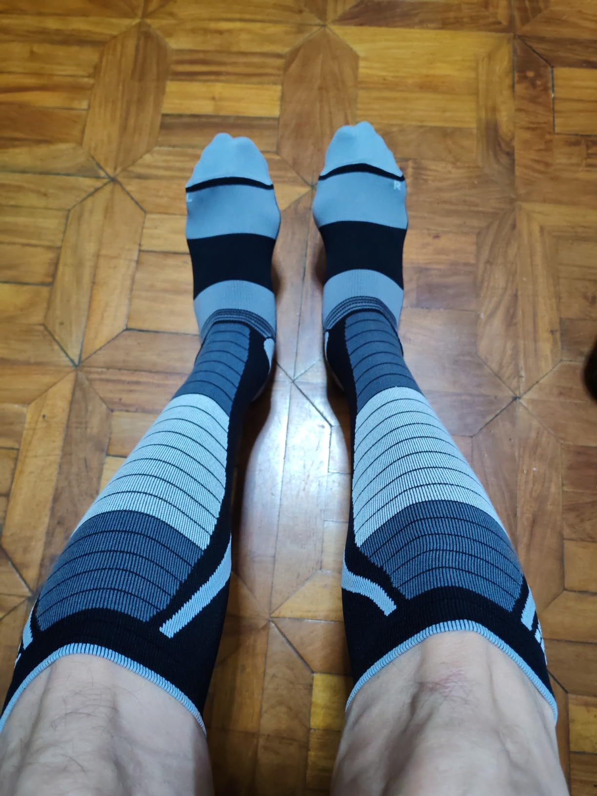 Pure Athlete Lifting Socks - Weightlifting Shin Guards, Deadlift Protector Compression Sock for Cross Training & Weightlifting customer photo 2
