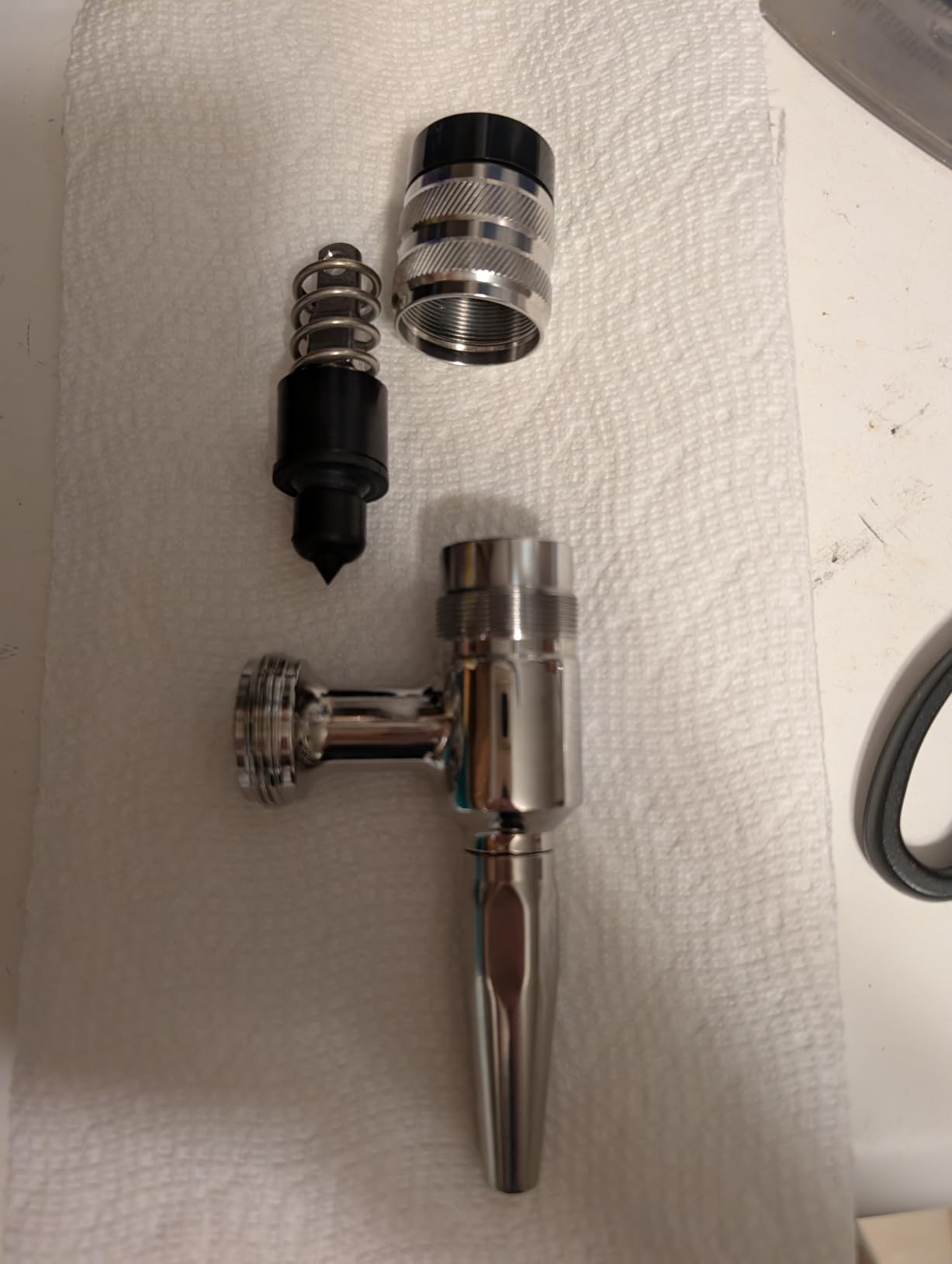 HighFree Stout Beer Faucet, Nitro Coffee Faucet, All 304 Food Grade Stainless Steel Homebrew Beer Stout Tap for Kegging customer photo 2