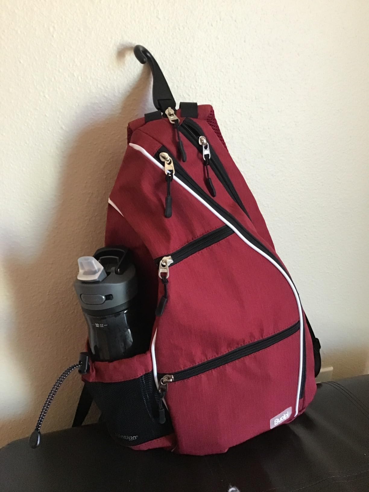 Sucipi Pickleball Bag - Men's & Women's Pickleball Backpack, Adjustable Sling Bag w/Fence Hook/Large Capacity/Safety Pocket customer photo 1
