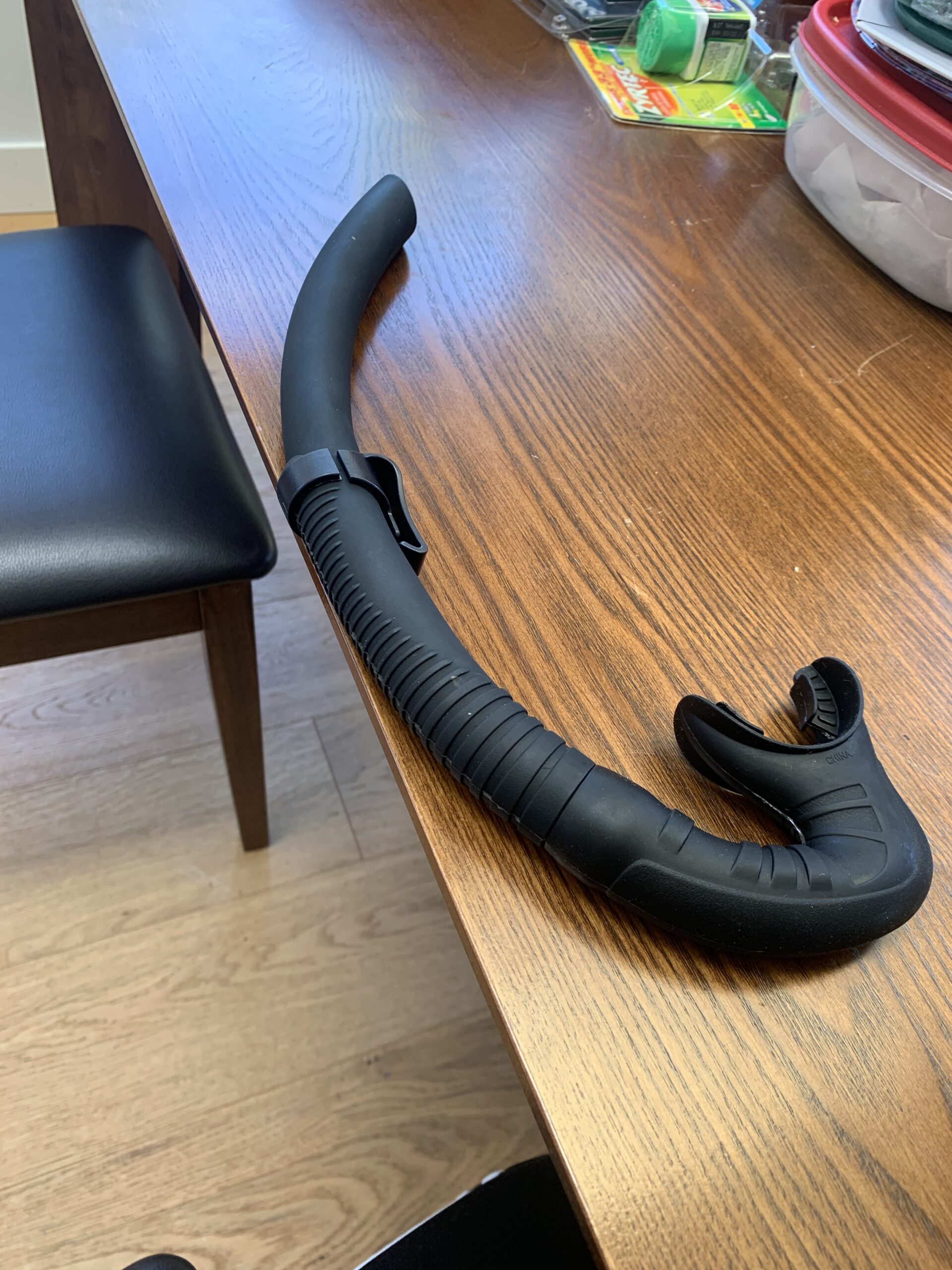 Silicone Snorkel for Diving, Diving Fishing and Underwater Hockey or Snorkeling customer photo 1