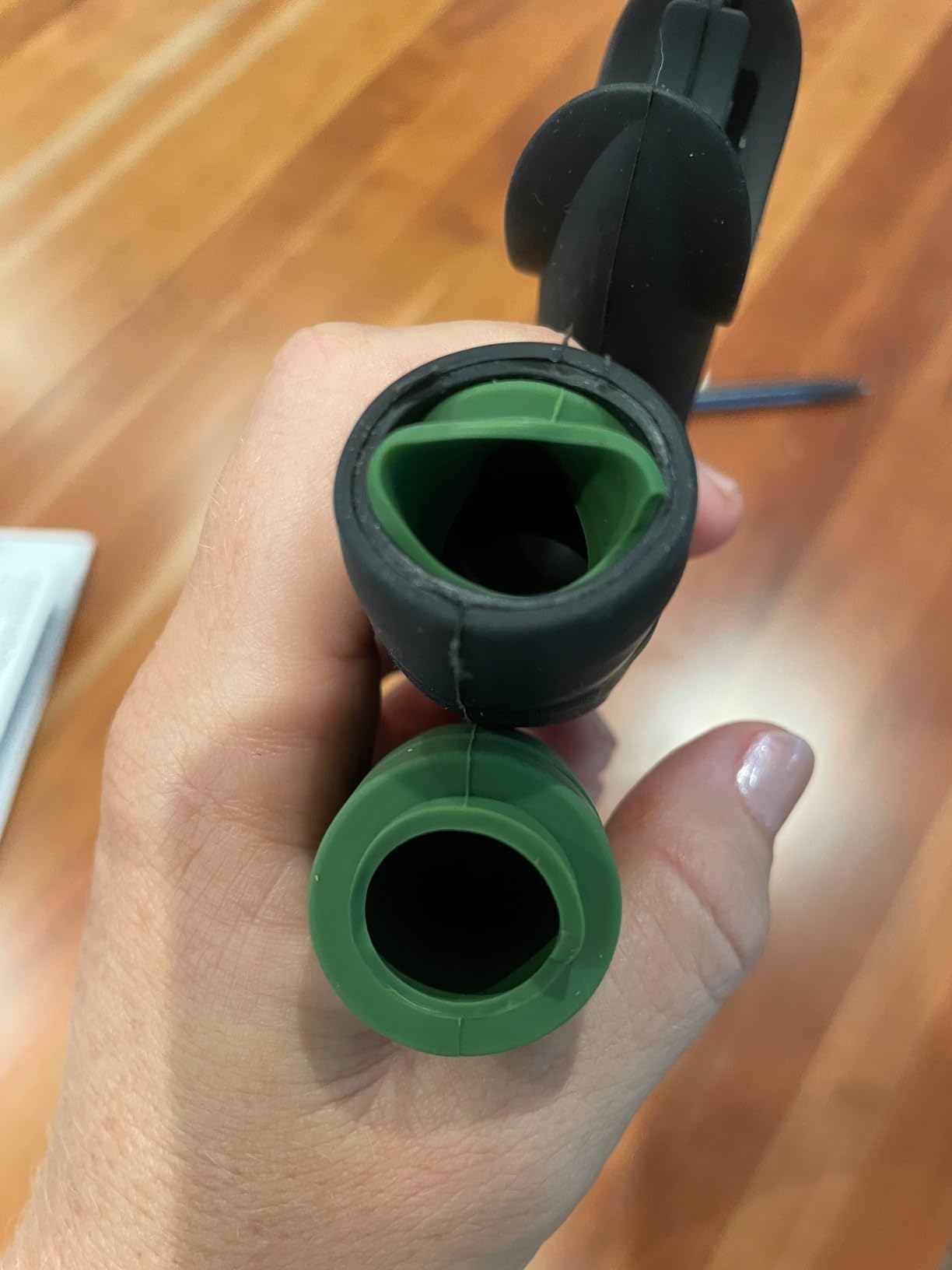 Silicone Snorkel for Diving, Diving Fishing and Underwater Hockey or Snorkeling customer photo 2