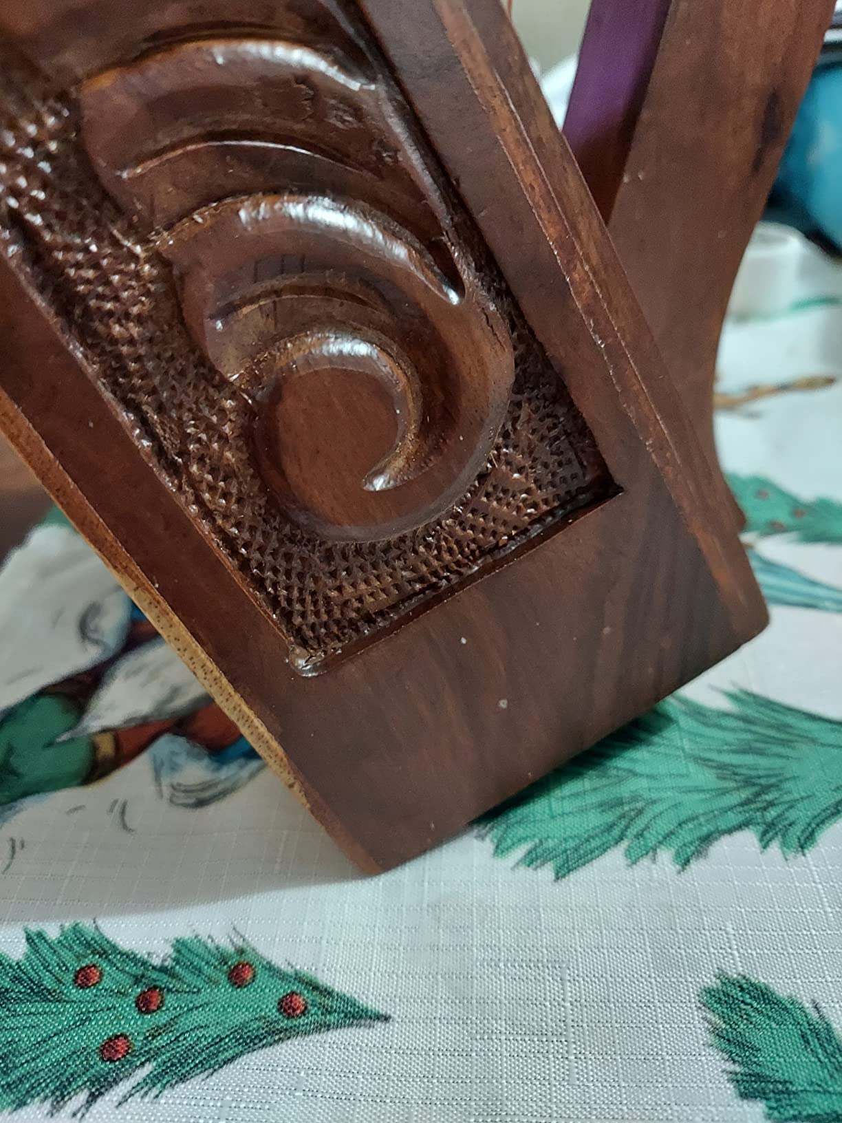 12 Strings Harp Irish Celtic Highland Solid Rosewood Nylon Lever Tuning Key Extra Set included 18 inches tall customer photo 2