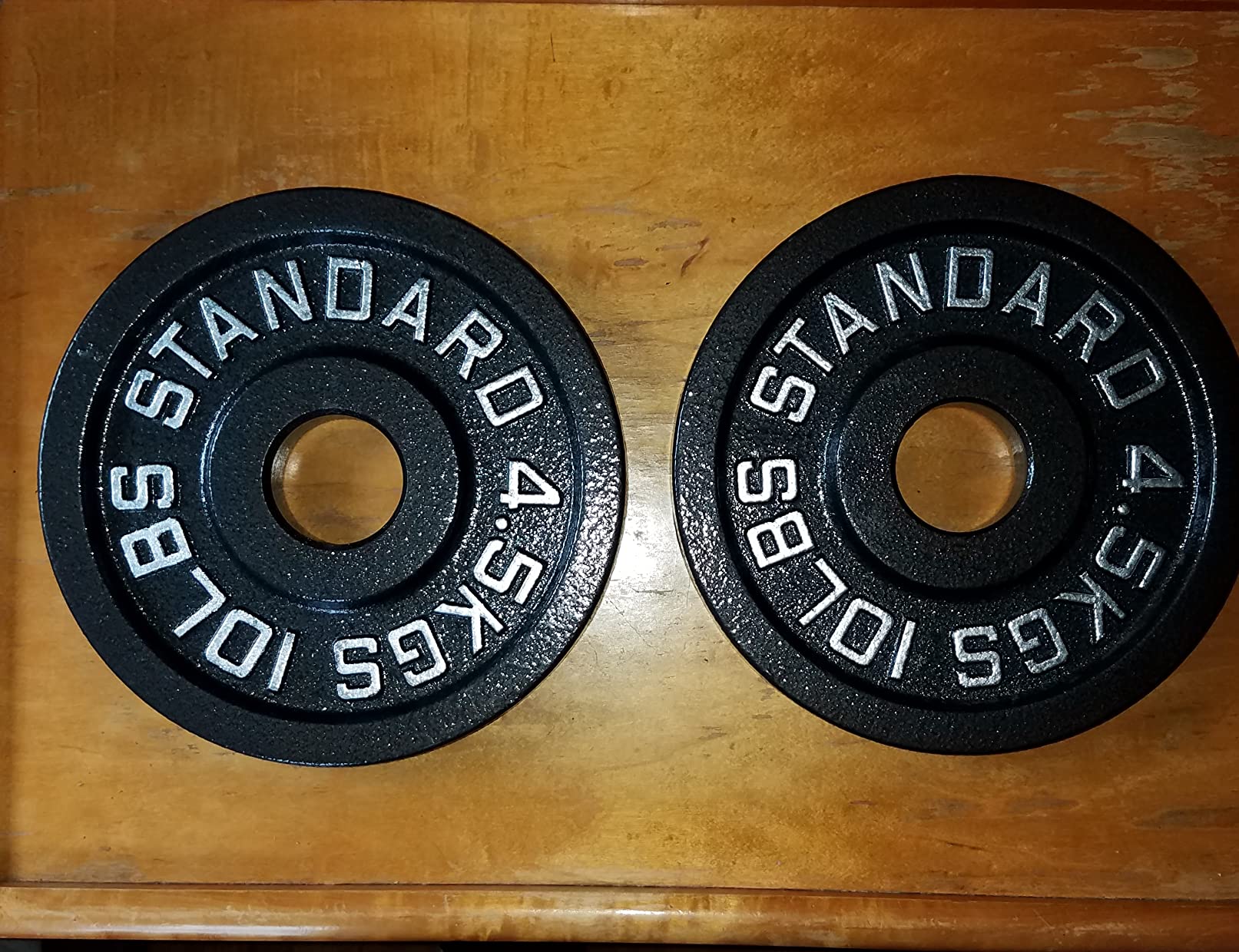 Synergee Standard Metal Weight Plates with 2