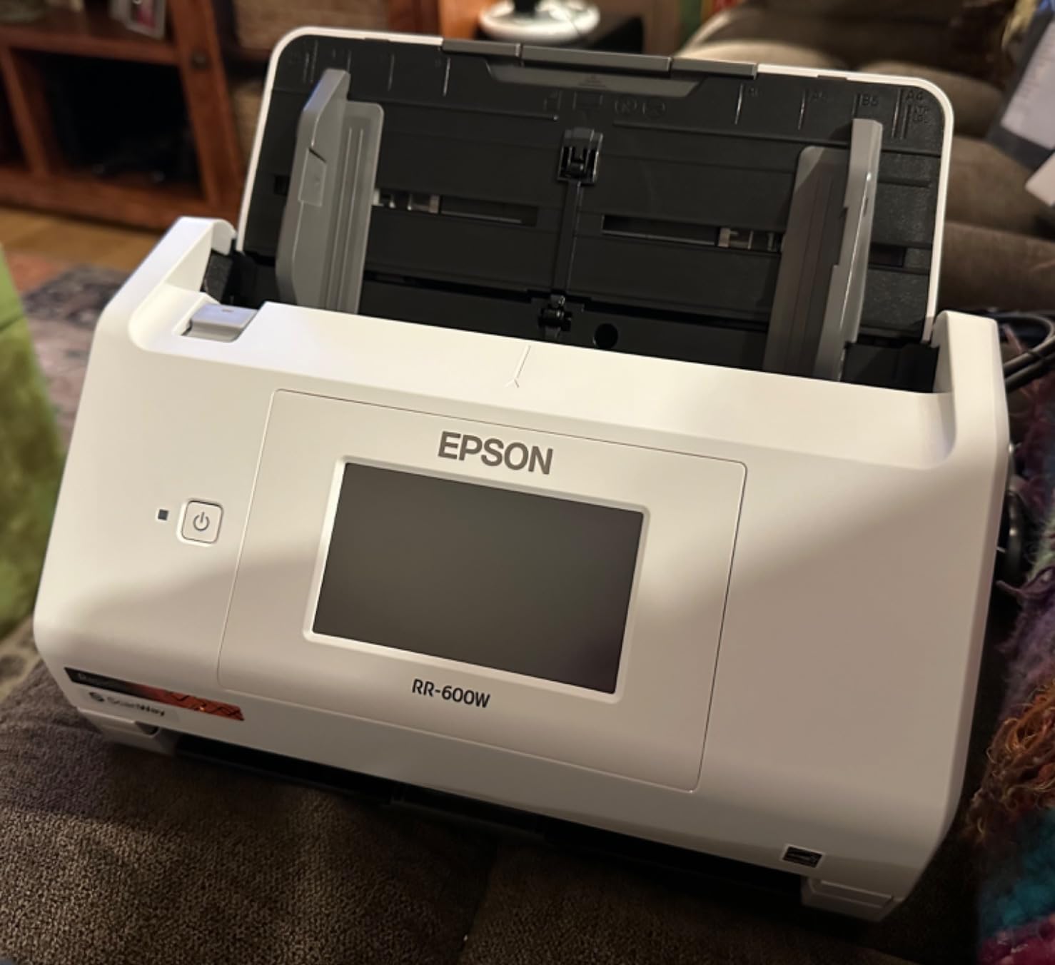 Epson RapidReceipt RR-600W Wireless Desktop Color 2-Sided Document & Tax Receipt Scanner with ScanSmart AI PRO Data Management Software for PC & Mac Touchscreen & 100-Page Auto Document Feeder customer photo 2