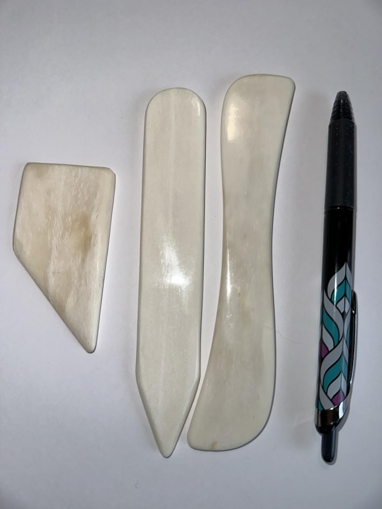 ECOHU Square Bone Folder - Genuine Bone, Paper & Leather Crafts, Card Making, Origami, Bookbinding, Scrapbooking, Non-Scratch, Non-Stick customer photo 1