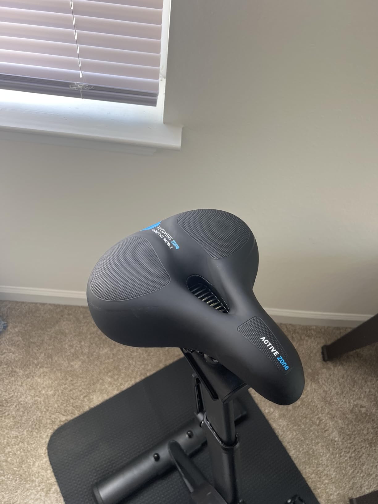 ROCKBROS Bike Seat Cushion for Men Women with Dual Shock Absorbing Ball Memory Foam - Ergonomic Bike Saddle, Handle for Easy Transport Soft Wide Waterproof Exercise Bicycle Seat for Peloton, Road Bike customer photo 2