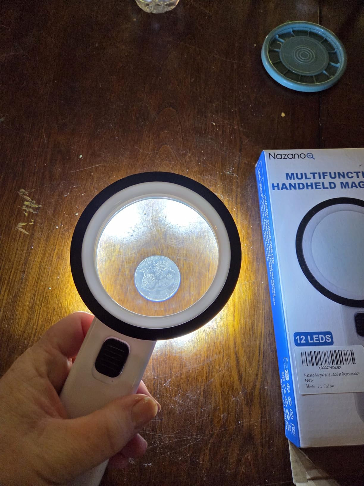 Nazano LED Magnifier - 12 LED Handheld customer photo 2