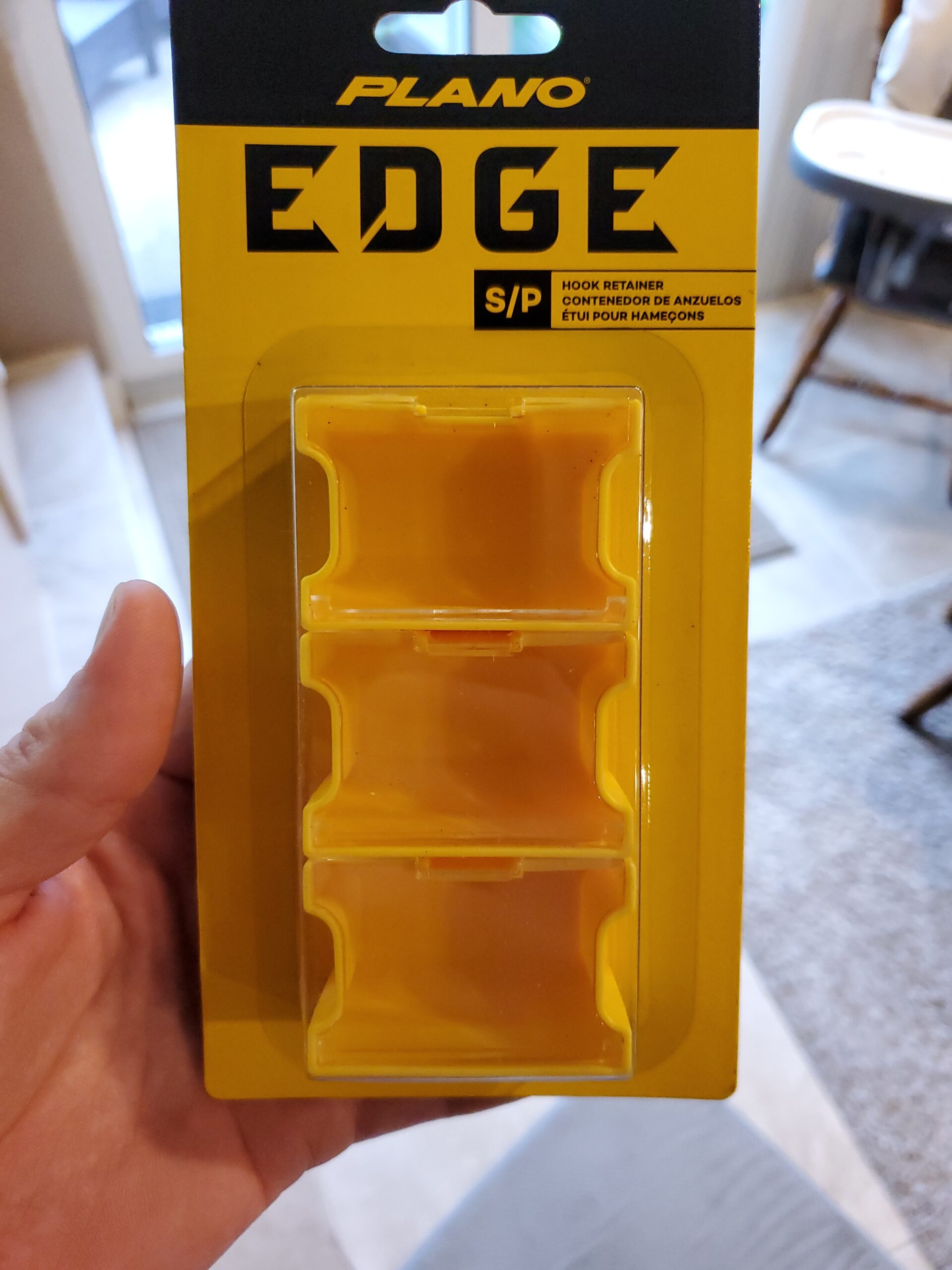 Plano Edge Terminal Medium Hook Retainer Box, Yellow, 2-Pack, Includes Hook Retainer Tackle Tray, Fishing Storage customer photo 1