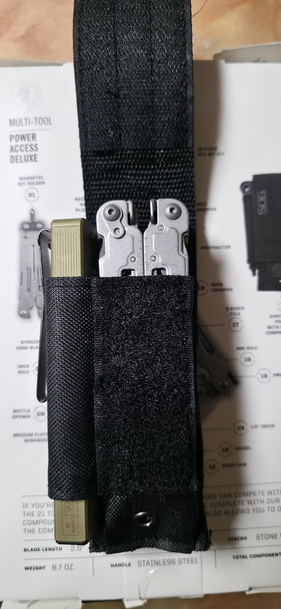 SOG PowerAccess Deluxe All-Around Heavy Duty Stainless Steel Multi-Tool w/Nylon Sheath customer photo 2
