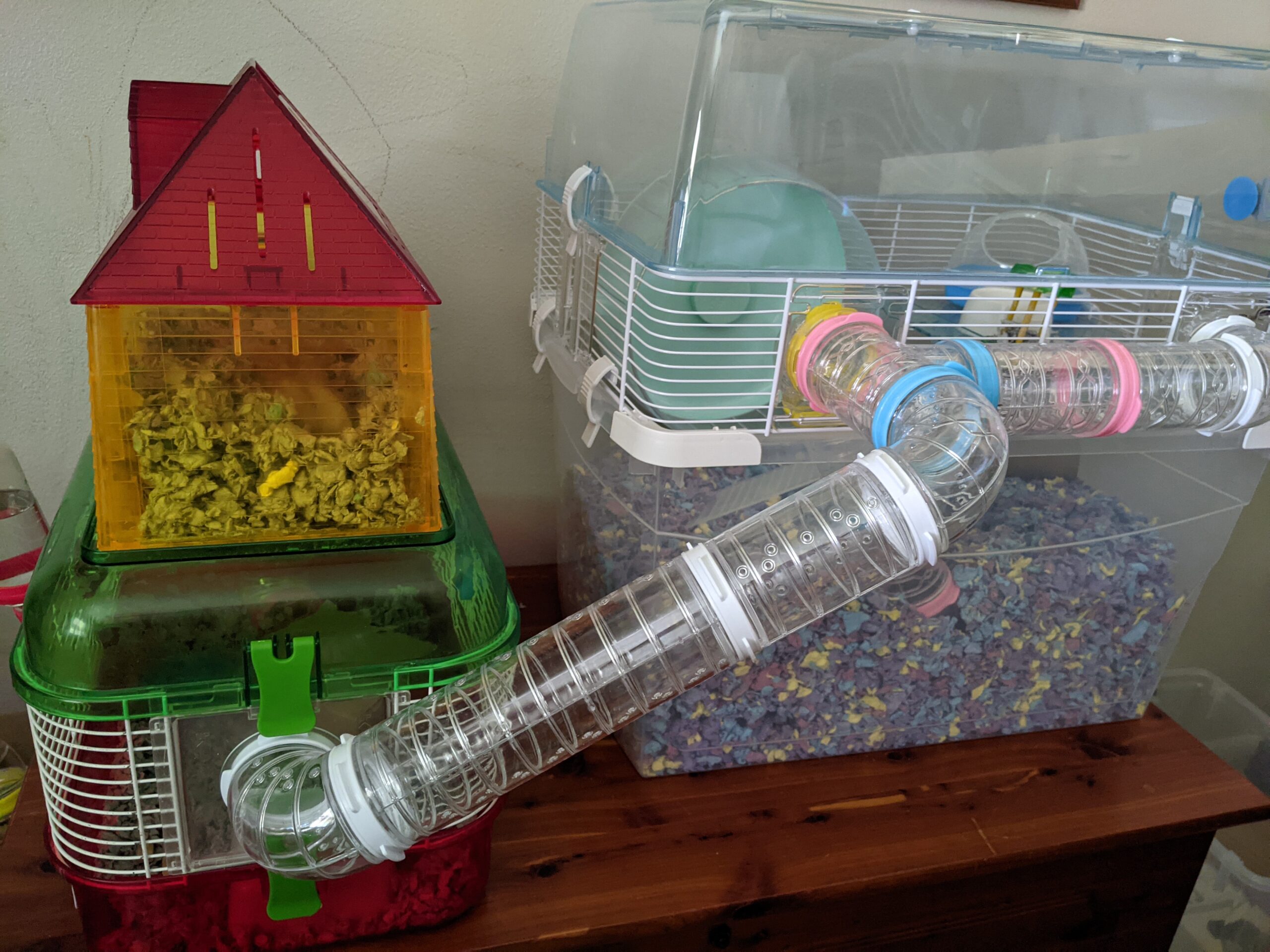 Ferplast Duna Space Hamster Cage, Extra-Deep 11.5-Inch Base Promotes Instinctual Burrowing While Containing Litter & Debris, Includes All Accessories and Play Tunnels, 22.6L x 18.7W x 21.5 Inches customer photo 1