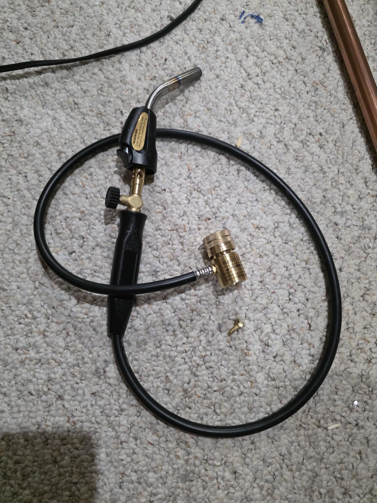 Propane Torch Hand Hose, Mapp Gas Torch, Welding Torch, Hose Length 1.5M/60